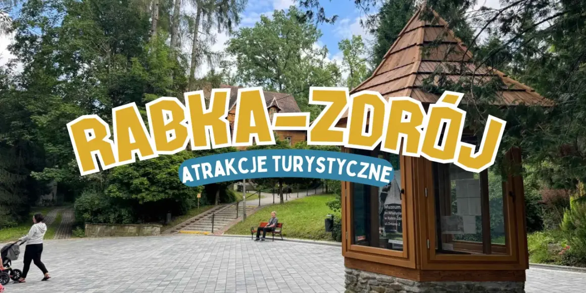 Rabka-Zdrój: odkryj atrakcje turystyczne! Spacer po parku, wizyta w muzeum i relaks na ławce.